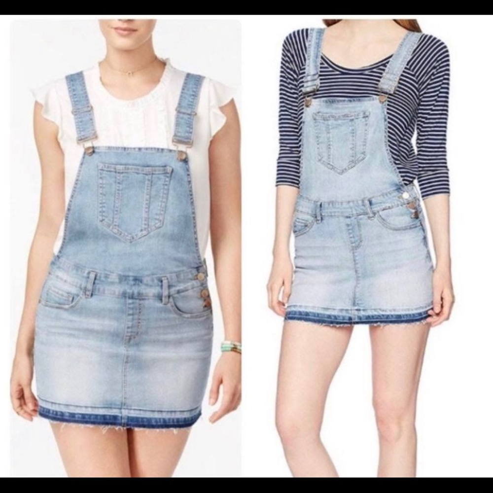 Dollhouse VTG Denim Overall Dress SZ 7